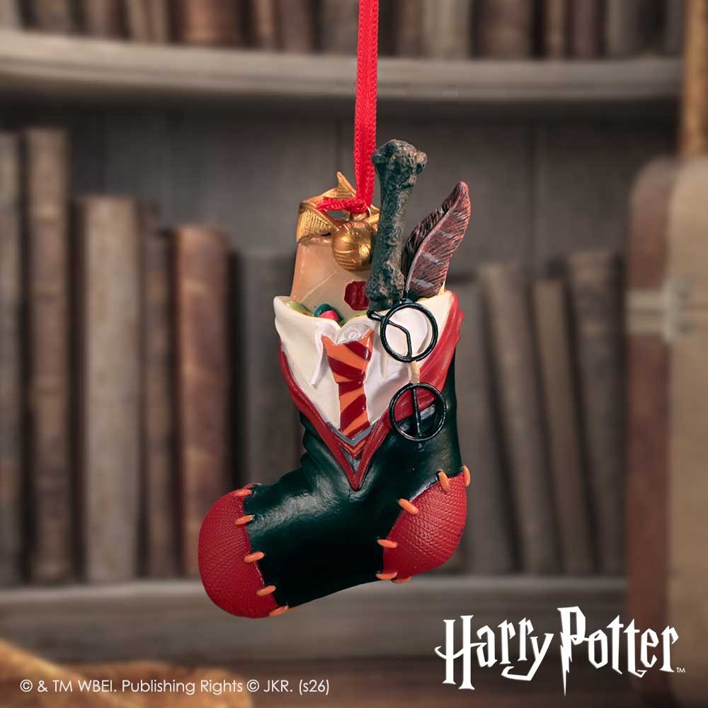 Nemesis Now Harry Potter - Harry Uniform Stocking Hanging Ornament 8.3cm Christmas bauble - Multicolours